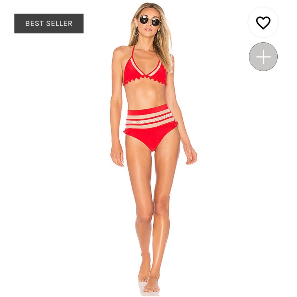 Tularosa swim suit top and bottom.